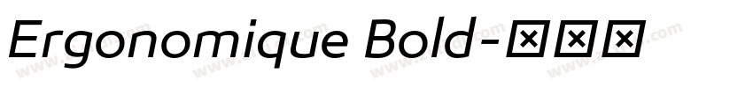 Ergonomique Bold字体转换 Ergonomique Bold字体转换